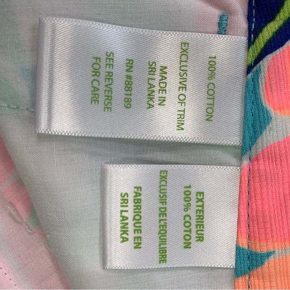 Lilly Pulitzer Magnolia 5”‎ Shorts in the Multi Exotic Garden print. EUC! Size 4 - Picture 10 of 13